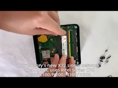 Μίνι φορητός υπολογιστής Intel DDR4 με ανεμιστήρα ψύξης WiFi Dual HD υποστηρίζει οθόνη 4K