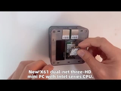 Intel Alder Lake N95 4 Core 4 Thread Mini PC με LPDDR5 12G 2 Ethernet και WiFi