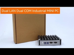 Intel Core I5-6200U Mini Industrial PC χωρίς ανεμιστήρα με διπλό RS232 COM διπλό LAN DDR4