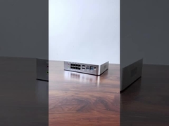 Intel Core i7-8705G Με 8 LAN 2 HDMI 1 DC DDR4 64GB RAM Βιομηχανικός Μίνι PC