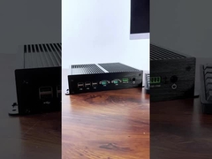 Επεξεργαστής Intel Core I7-6500U με Τέσσερα LAN και Διπλά COMs Βιομηχανικό Mini PC