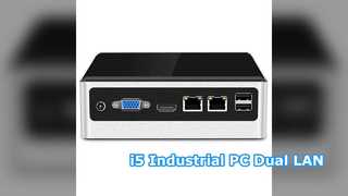 Intel i5 Industrial PC Dual LAN Dual COM Fanless