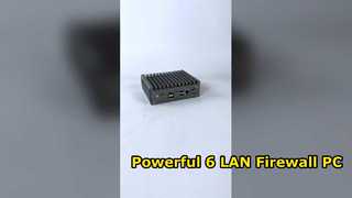 Intel N100 Processor Firewall Mini PC με 6 LAN 1 HD-MI 1 DP
