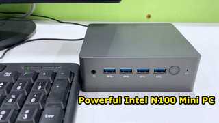 Intel N100 επεξεργαστής Δύο LAN Mini PC με τέσσερα USB DDR4 46GB RAM για το σπίτι