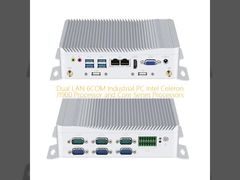Βιομηχανικός υπολογιστής Dual LAN 6COM Fanless J1900