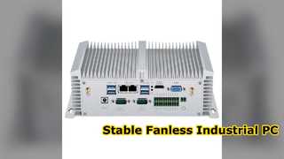 Βιομηχανικός υπολογιστής χωρίς ανεμιστήρα Dual LAN Dual COM