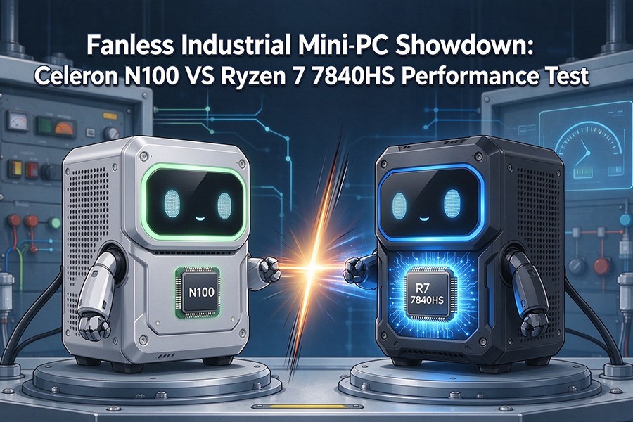Τελευταία εταιρικά blogs για Fanless Industrial Mini PC Showdown: Celeron N100 VS Ryzen 7 7840HS Performance Test