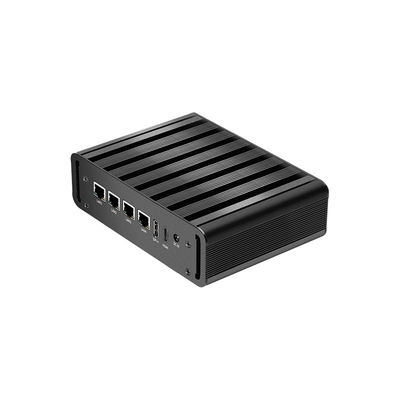 Αγορά Intel N100 4 LAN Dual COM Βιομηχανικός Μίνι PC χωρίς ανεμιστήρα με WIFI DDR4 16G RAM Windows Linux online manufacture