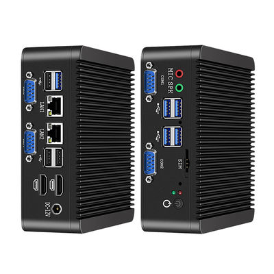 Αγορά Intel Celeron J4125 Βιομηχανικός υπολογιστής με διπλό LAN 4 COM DDR4 8GB και Linux online manufacture