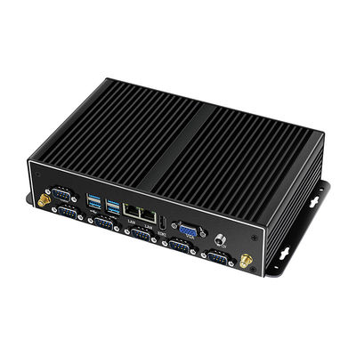 Αγορά DDR4 32GB Βιομηχανικός υπολογιστής Intel Core i7 10510U Διπλό LAN SATA SSD Μίνι PC WiFi διαδικτυακή κατασκευή