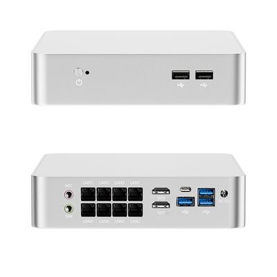 Αγορά Intel Core i7-8705G Με 8 LAN 2 HDMI 1 DC DDR4 64GB RAM Βιομηχανικός Μίνι PC διαδικτυακή κατασκευή