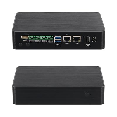 Αγορά ARM RK3567 Διπλό Ethernet 4 COMs DDR4 4GB και 32G RAM Βιομηχανικό Mini PC διαδικτυακή κατασκευή