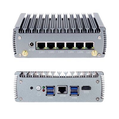 Αγορά Intel Celeron J6412 PC με Έξι LAN, Μία COM και 4 USB Mini Computer διαδικτυακή κατασκευή