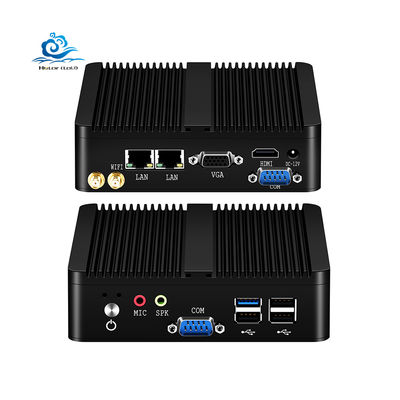 Αγορά Industrial PC Fanless Mini Computer with Windows 10/Linux Support Compact Aluminum Shell Design 133mm*125mm*40mm online manufacture