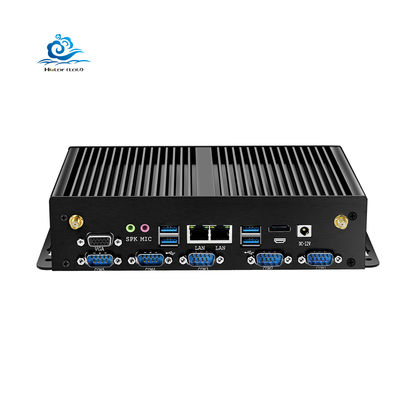 Αγορά HLY J1900 Industrial PC with 8 USB Ports 3G/4G LTE and Compact Size 235x137x55mm Fanless Embedded Computer online manufacture