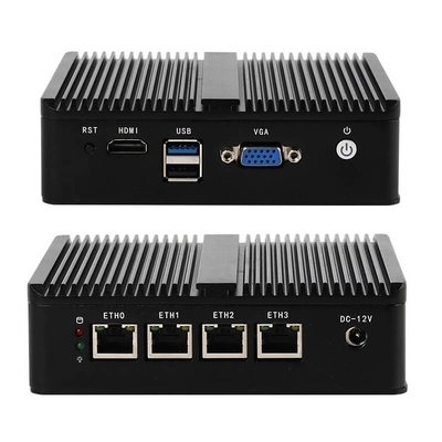 Αγορά DDR3 8GB Firewall Mini PC Router με Intel Celeron N2830 Μηχανή ψύξης χωρίς ανεμιστήρα διαδικτυακή κατασκευή