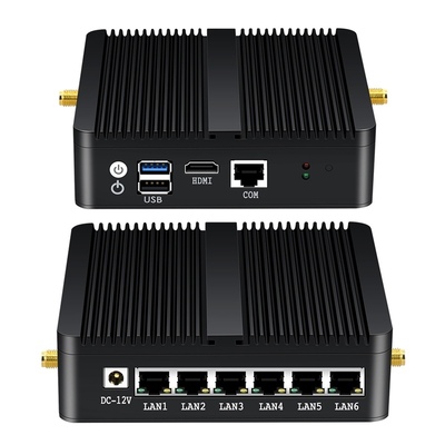 Αγορά 6 Ethernet Firewall Mini PC Intel Celeron J1900 με DDR3L RAM και SSD MSATA διαδικτυακή κατασκευή