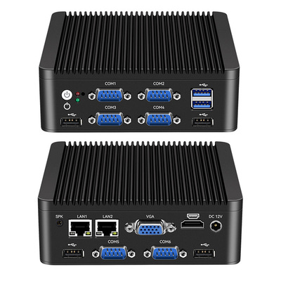 Αγορά Intel N5000 J4125 4 Core Mini PC με διπλό LAN 6 COM και DDR4 έως 8G διαδικτυακή κατασκευή