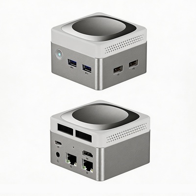 Αγορά Intel N100 Mini Cube Computer LPDDR5 Δύο Gigabit Ethernet RJ45 Μίνι PC για το σπίτι διαδικτυακή κατασκευή