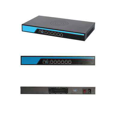 Intel Celeron J6412 Quad Core 4 Thread 6 LAN Linux 1U Server με κονσόλα και ανεμιστήρα
