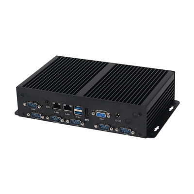 Δύο LAN 6COM χωρίς ανεμιστήρα Intel Mini PC Core Series Celeron 3855U επεξεργαστές με SSD MSATA