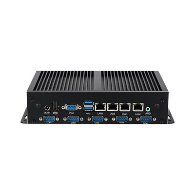 Η σειρά Intel Fanless Industrial Mini Computer 4 Gigabit Ethernet LAN 6COM