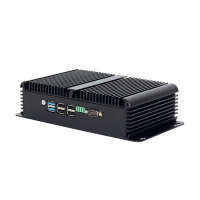 DDR4 16G RAM Intel N100 Fanless Βιομηχανικός Μίνι PC 4 LAN Δύο COM Linux με WIFI