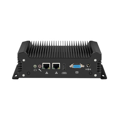 Intel Core Series επεξεργαστής Βιομηχανικός υπολογιστής χωρίς ανεμιστήρα Μίνι υπολογιστής με διπλό LAN διπλό COM
