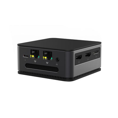 Intel Alder Lake N95 Intel Mini PC LPDDR5 12GB RAM με διπλό LAN και 4K HD για το γραφείο