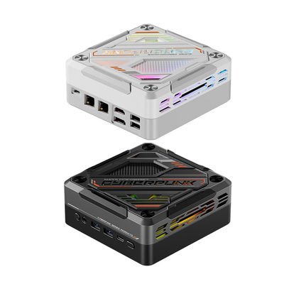 AMD Ryzen R7 7840HS Μίνι PC Διπλό LAN DDR5 64GB Gaming Μίνι PC με Φως