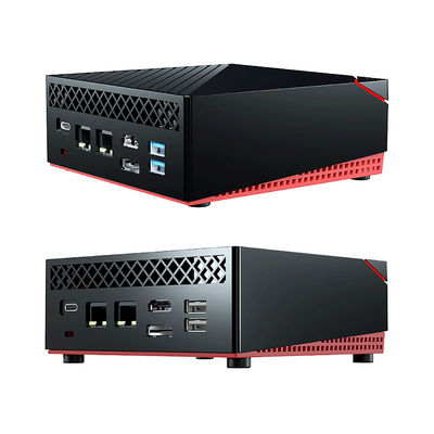 AMD Ryzen 5 4500u Mini PC με διπλό Ethernet διπλό κανάλι DDR4 για παιχνίδια