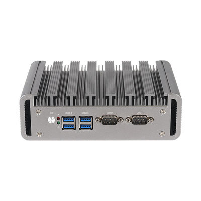 Intel Core I5-6200U Mini Industrial PC χωρίς ανεμιστήρα με διπλό RS232 COM διπλό LAN DDR4