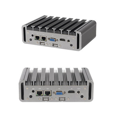 Intel Celeron J6412 και Core i5-6200U Mini PC Χωρίς ανεμιστήρα Βιομηχανική υποστήριξη OEM και ODM