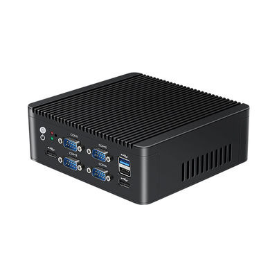Intel N5000 J4125 4 Core Mini PC με διπλό LAN 6 COM και DDR4 έως 8G