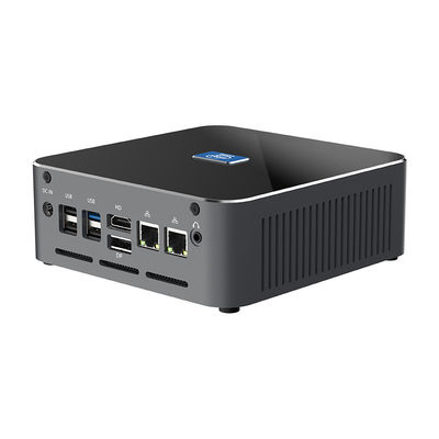 Intel Core Iris Xe Graphics DDR5 64G Μίνι PC με διπλό LAN και ανεμιστήρα Ubuntu Desktop