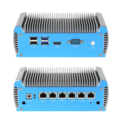 6 RJ45 Ethernet Soft Router PC με DDR4 έως 8G και Intel Celeron 3865U επεξεργαστή