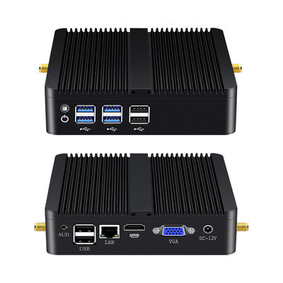 Intel Core Series Fanless Home Office Mini PC με DDR3L έως και 8G και 8USB θύρες