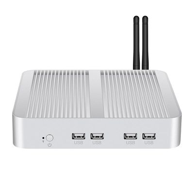 Διπλός COM Διπλός LAN DDR3L RAM Βιομηχανικός PC χωρίς ανεμιστήρα με επεξεργαστή Intel Core i5 4200U