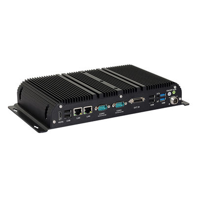 Δύο LAN Δύο COM Fanless PC Με DDR4 32G Intel Celeron J4125 J6412 Μίνι PC