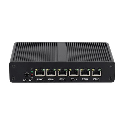Intel Pentium 4405U 6LAN RJ45 Λογισμικό δρομολογητή DDR4 με διπλή οθόνη