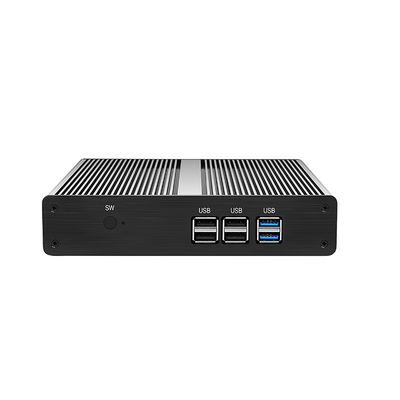 Intel Celeron επεξεργαστής Μίνι υπολογιστής με μαύρο πλαίσιο DDR3 8GB RAM για το σπίτι