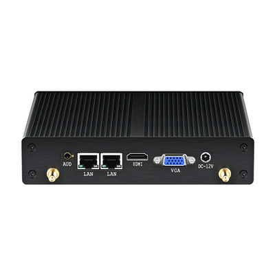 Intel Celeron Industrial Fanless PC με διπλή LAN διπλή COM DDR3 8GB μνήμη