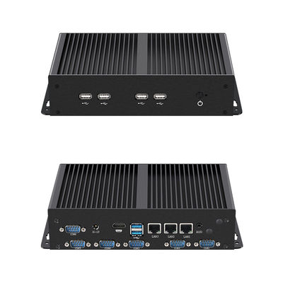 Βιομηχανικός υπολογιστής με Intel Celeron J6412 16GB RAM Τρεις Ethernet και ψύξη χωρίς ανεμιστήρα