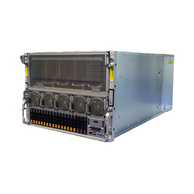 SuperServer Supermicro SYS-821GE-TNHR 8 NVIDIA H100 GPU Υπηρεσιαστής AI με ψύξη αέρα