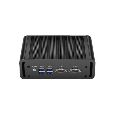 Intel Core i5 4200U Βιομηχανικός υπολογιστής χωρίς ανεμιστήρα Διπλός Ethernet Διπλός υπολογιστής COM