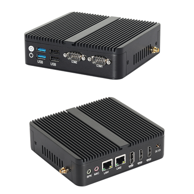 Intel Celeron J6412 επεξεργαστής με DDR4 16GB RAM και 2 HD Industrial Fanless PC