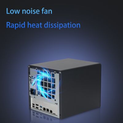 Διακομιστής NAS N100 6-Bay Host Interface NAS Network Attached Storage Enclosure