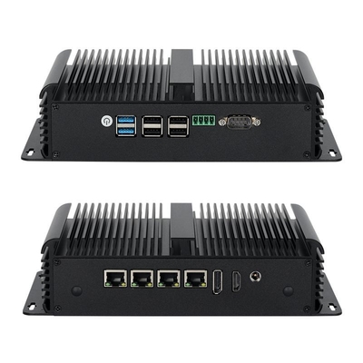 Intel N100 επεξεργαστής με τέσσερις LAN Dual COM και έξι USB Industrial Mini PC