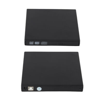 Εξωτερικός καυστήρας USB 2.0 συμβατός με επιφάνειες εργασίας και φορητούς υπολογιστές Ιδανικός για αποθήκευση αρχείων Αναπαραγωγή βίντεο και παικτής διδασκαλίας